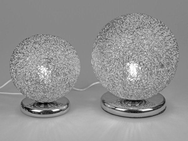 Touch-Lampe Kugel Silber